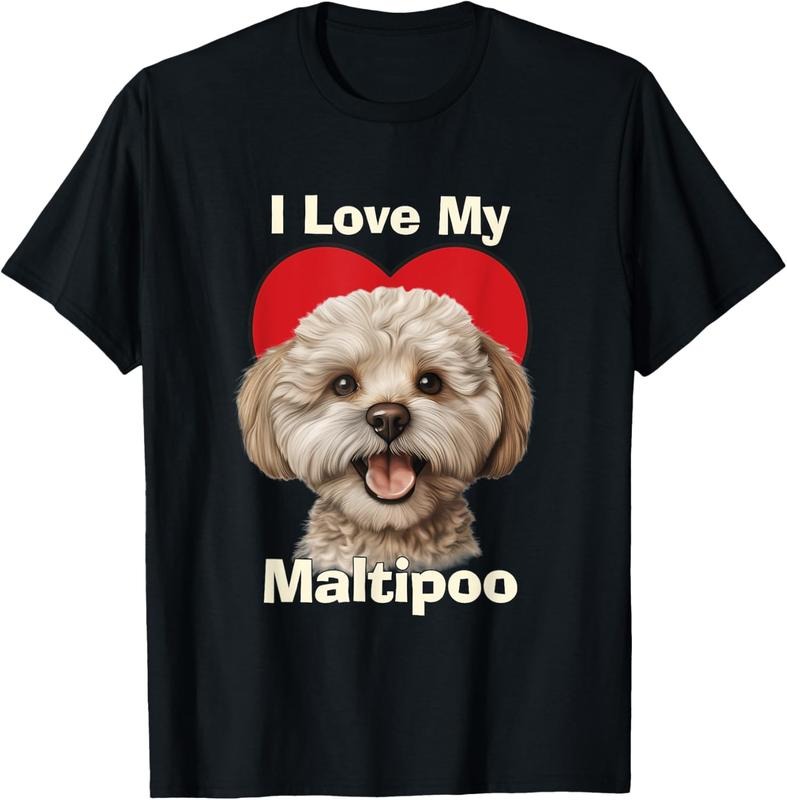 shirts I Love My Maltipoo Puppy Dog T-Shirt Hoodie, Sweatshirt | HypeDripTees.com