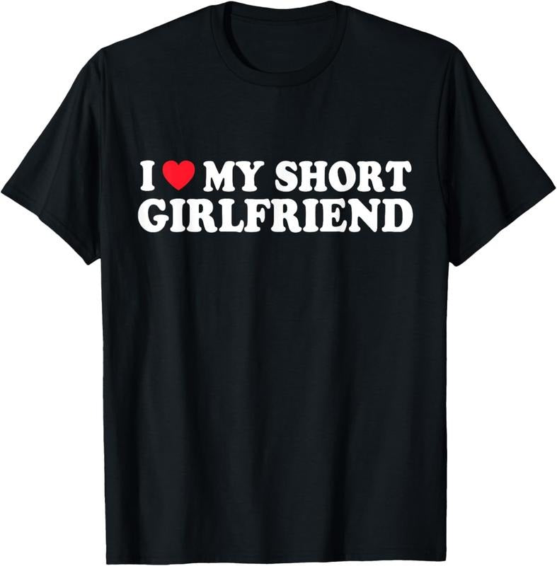 shirts I Love My Short GF Girl Boy Couple Valentines Day Girlfriend T-Shirt Hoodie, Sweatshirt | HypeDripTees.com