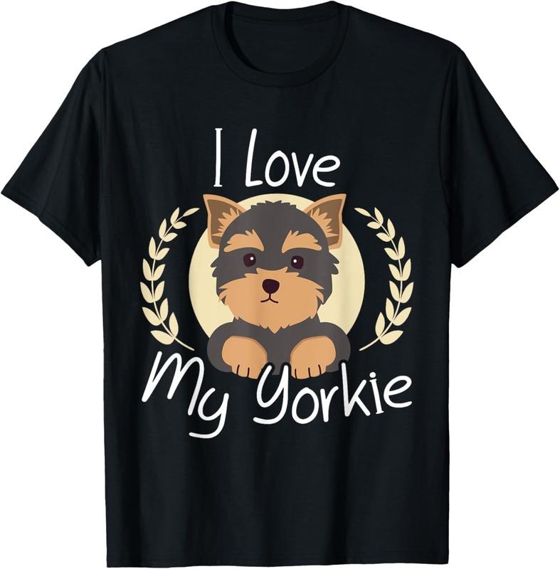 shirts I Love My Yorkie Yorkshire Terrier Dog Lover Puppy Doggy T-Shirt Hoodie, Sweatshirt | HypeDripTees.com