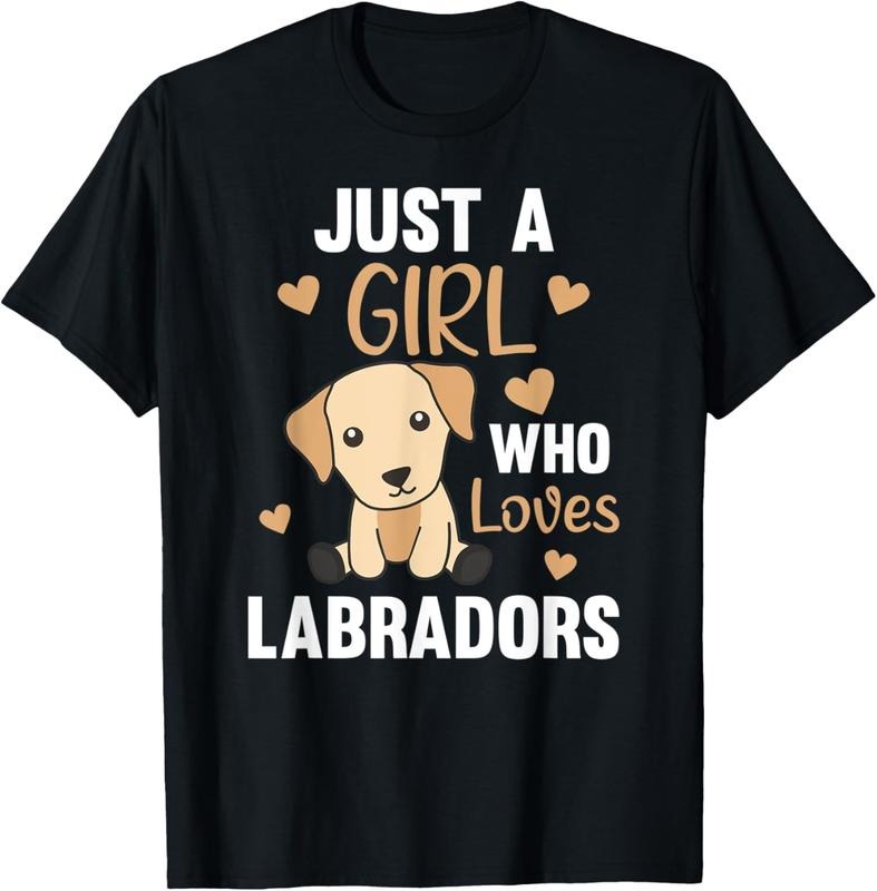 shirts Just a Girl who loves Labradors Cute Dogs T-Shirt Hoodie, Sweatshirt | HypeDripTees.com