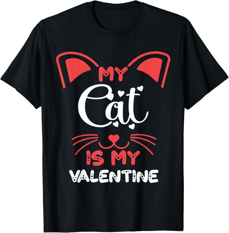 shirts My Cat is my Valentine's Greetings | My Cat is My Valentine T-Shirt Hoodie, Sweatshirt | HypeDripTees.com