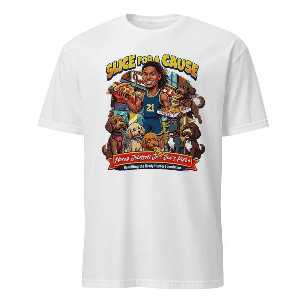 Slice For A Cause Morez Johnson Jr Joes Pizza Shirt