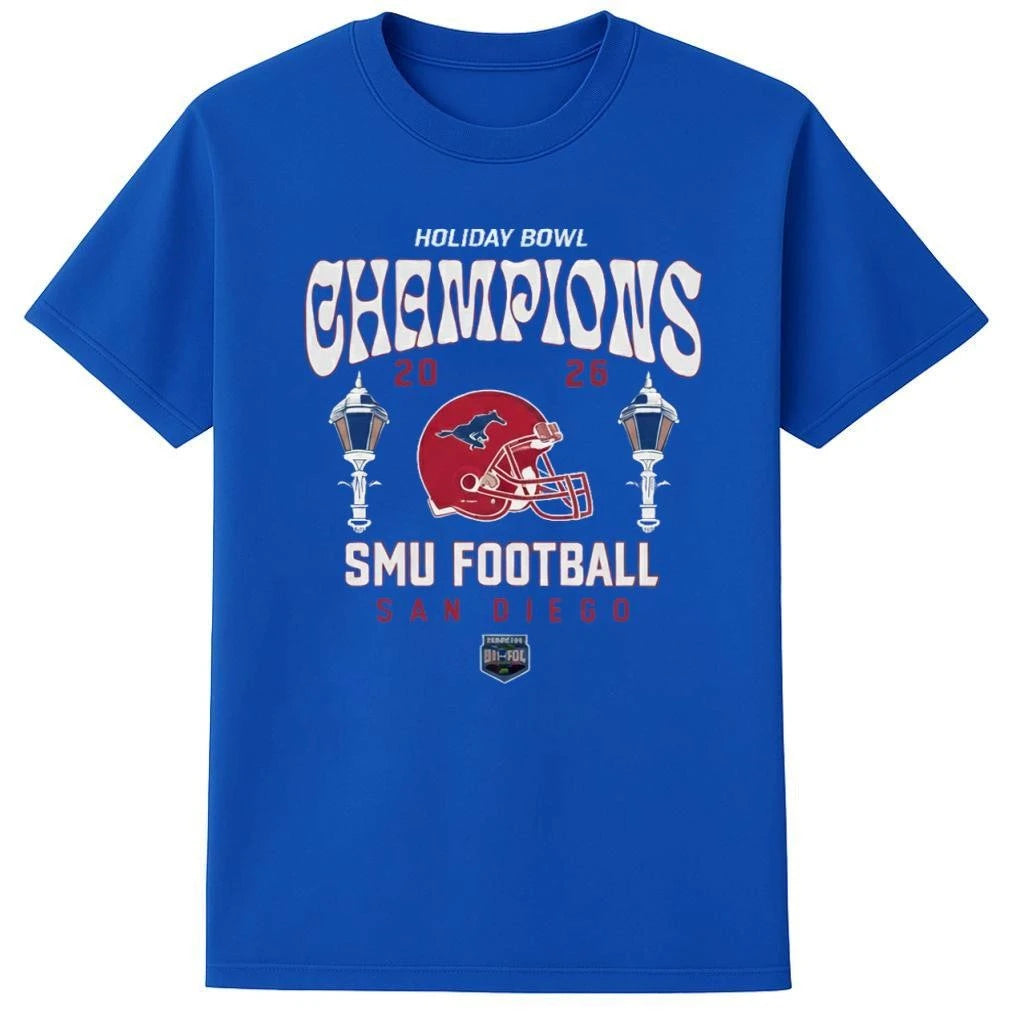 SMU Football 2026 Holiday Bowl Champs Shirt