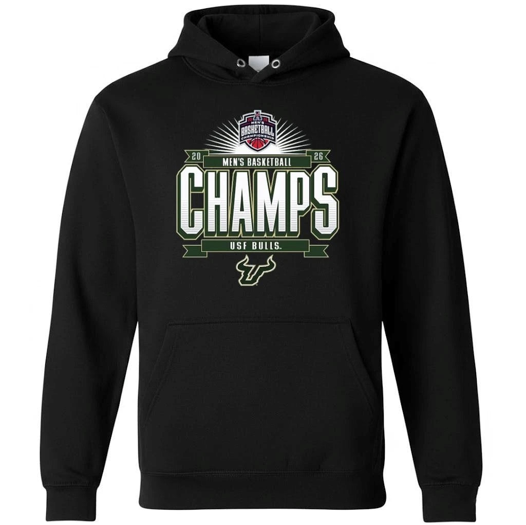 South Florida Bulls 84 Unisex 2026 American Conference Men’s Basketball Tournament Champions Shirt