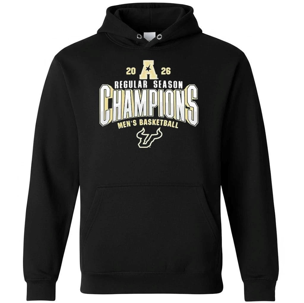 South Florida Bulls Champions 2026 AAC Men’s Basketball Regular Season Shirt