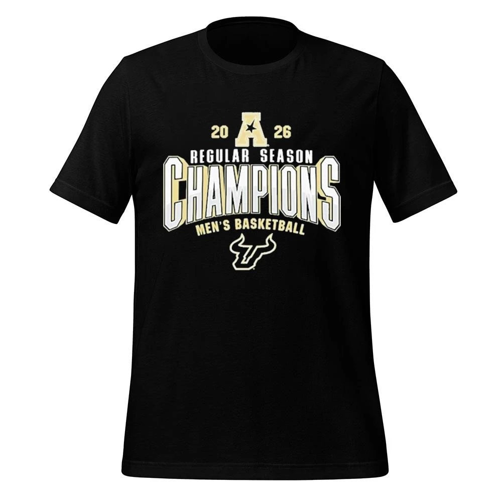 South Florida Bulls Champions 2026 AAC Men’s Basketball Regular Season Shirt