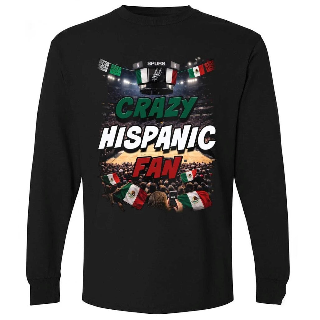 Spurs Crazy Hispanic Fan Shirt