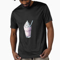 watercolor blueberry milkshake by WindInMay