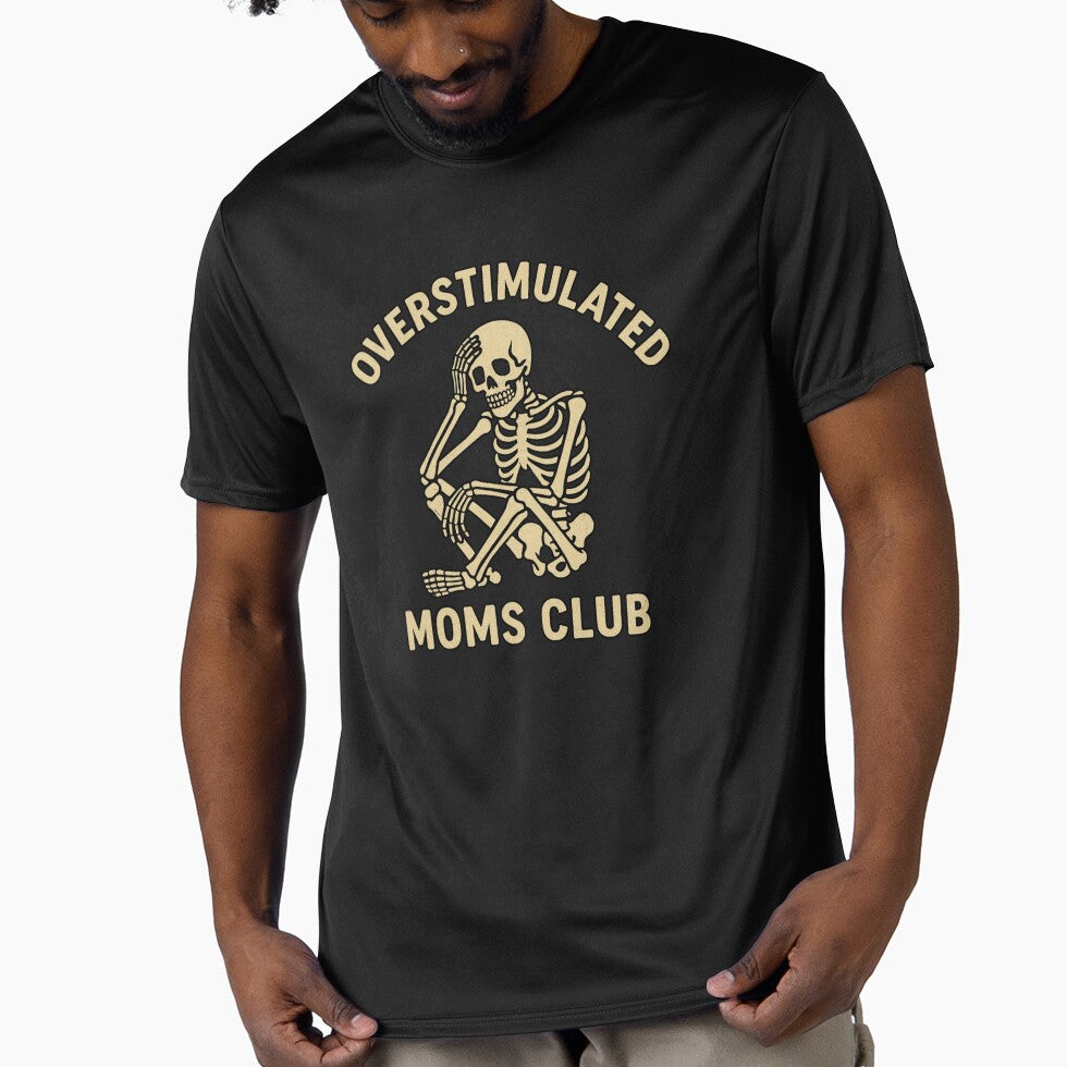 „Overstimulated Moms Club Skeleton” by FrameFlow