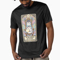The Paw-Empress Tarot Cat T-Shirt Funny Anime Tarot Card Parody, Mystical Kawaii Cat Design by Neko-Doodle-co