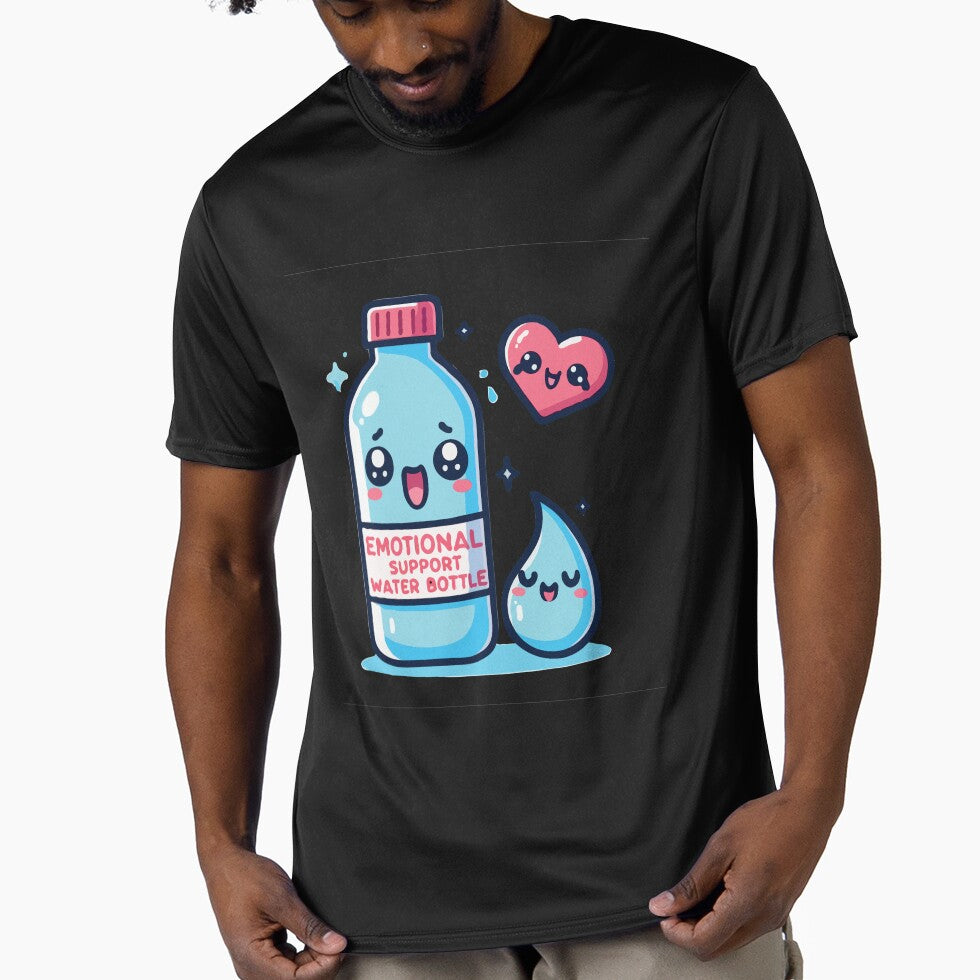 emotional support water bottle by TshirtTalkYou