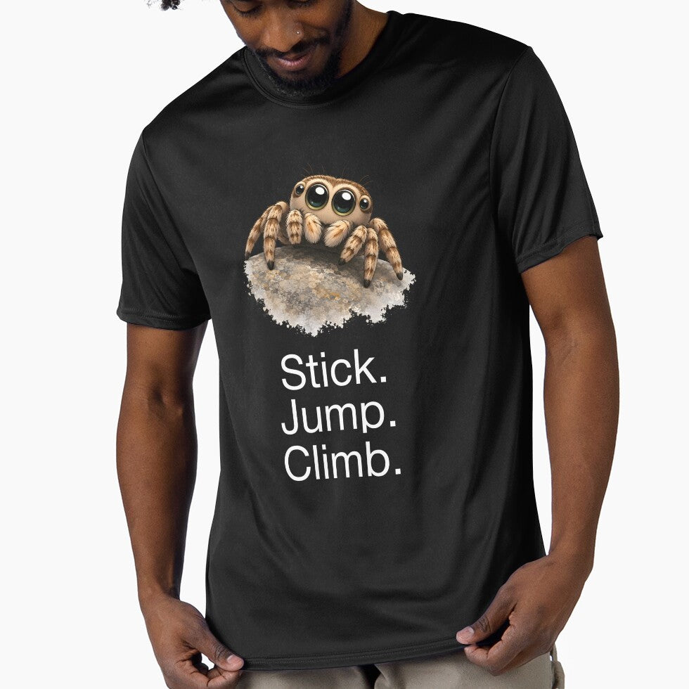 Stick. Jump. Climb. by pumpedpongo