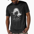 Music Girl – Clean Minimalist Music Lover Design by FocusedPatterns
