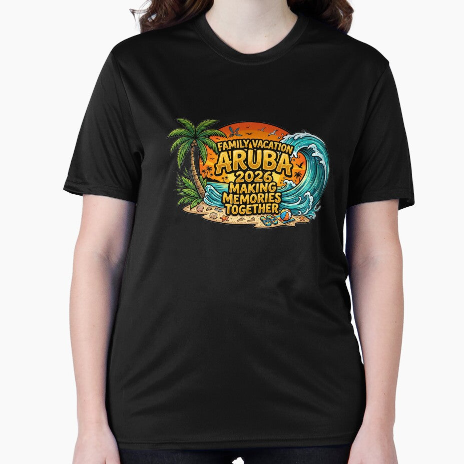 tropical aruba  family getaway 2026 beach memory art by ArtDesignTp