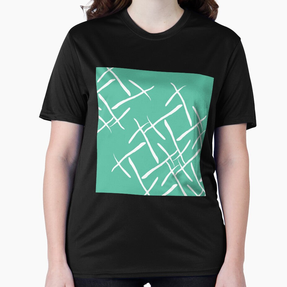White cross marks on green background by flamendes