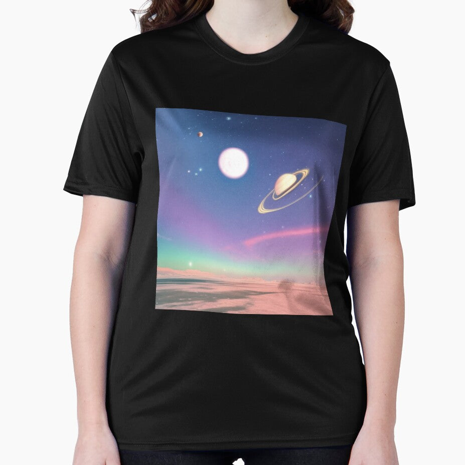 View from an ice planet to the galaxy by Girly-Universe