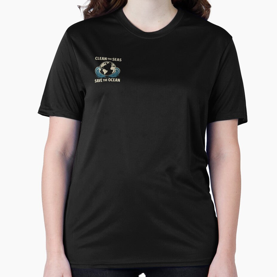 Clean the Seas – Save the Ocean | Eco Awareness T-Shirt Design by iamsouking