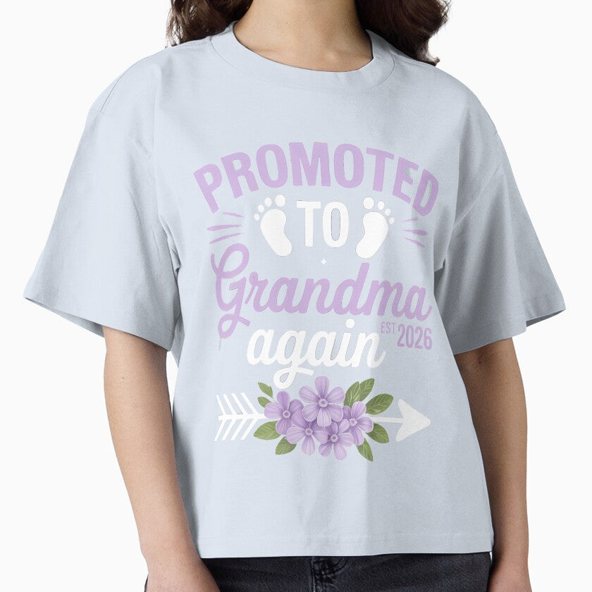 Promoted To Grandma Again est 2026 Baby Shower Pregnancy by IdunayaStore
