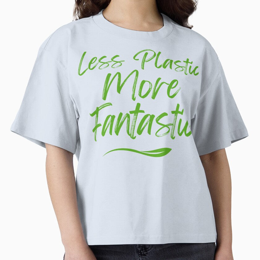 Less Plastic, More Fantastic – Eco-Friendly T-Shirt (GREEN) by hight-design