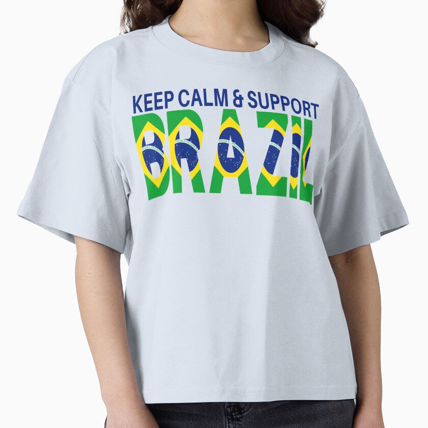 KEEP CALM AND SUPPORT BRAZIL - SUPPORT BRAZIL by ArtzandDesignz