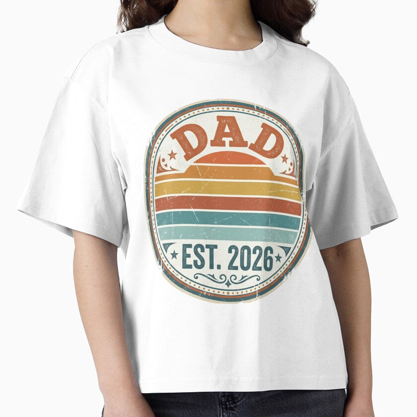 Vintage Dad Est 2026 Retro Sunset Father's Day by TeNovaStudio
