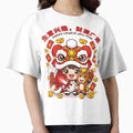 Happy Chinese New Year Horse 2026 – Cute Lion Dance & Lucky Horse Illustration | Prosperity & Wealth by Beeform