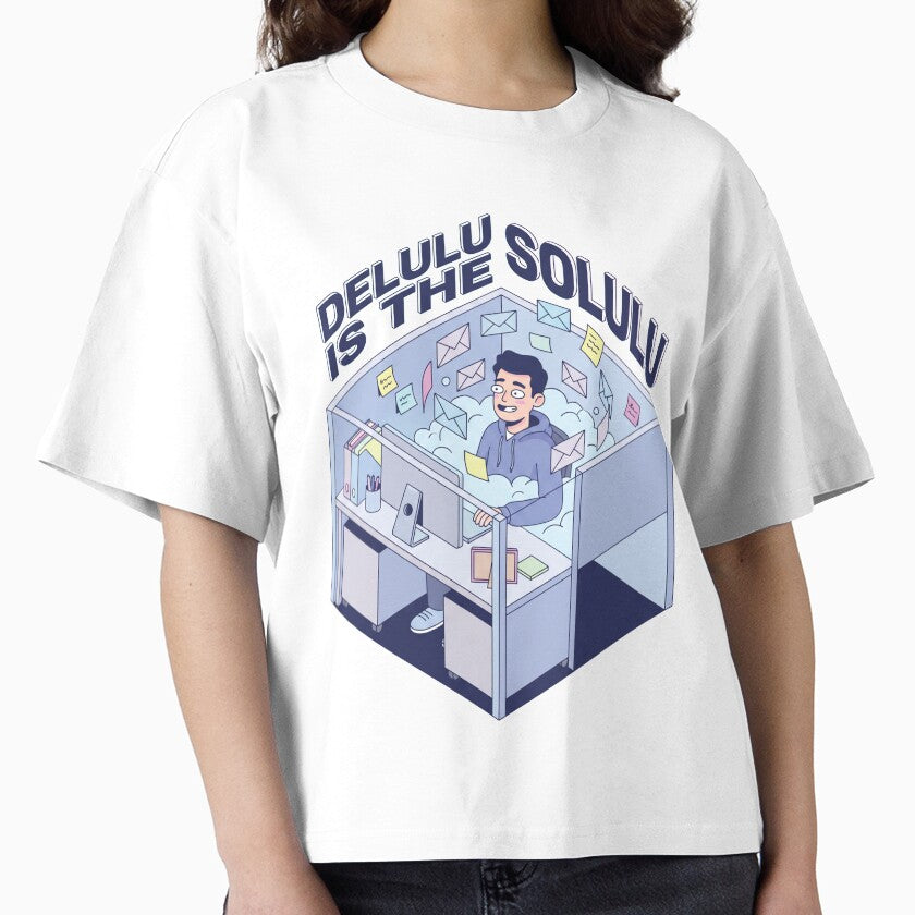Delulu is the Solulu | Corporate Burnout Meme | Office Humor Design by KAYJAY DESIGNS