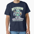 RT Crew Coffee Assisted Care Robot Respiratory Therapist Night Shift Retro T-Shirt by ClinicalHubs