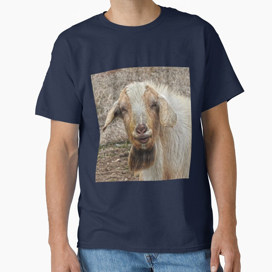 smiling billy goat by Stephanie  Skeem