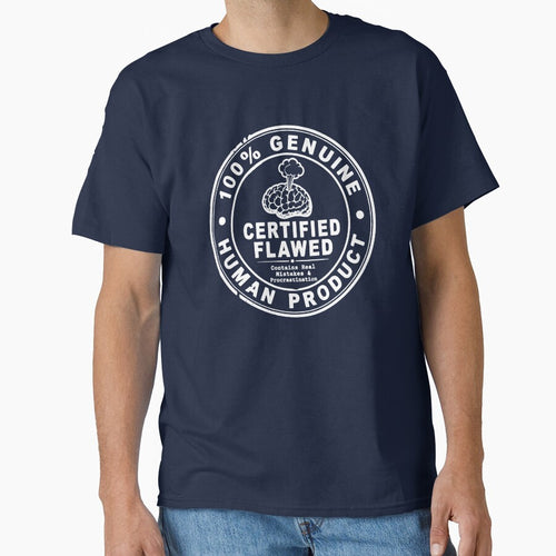 100% Genuine Human Product - Certified Flawed White Stamp by Message from Earth