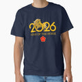 2026 Year of the Horse Lunar New Year Red and Gold by CHANCHANAI