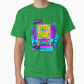 Neon Sad Sponge: VHS Vaporwave Memory by A E S T H E T A T A G