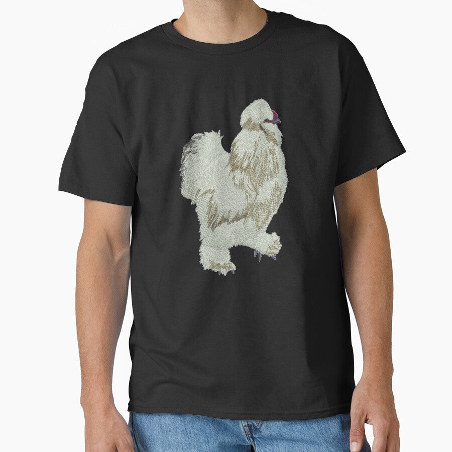 Silkie Chicken - Silkie Chicken Painting - Silkie Chicken Shirt - Chicken Gift - Gift For Chick Lovers - Chicken Owners by Galvanized