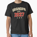 Grandpa EST 2027 Shirt – New Grandpa Gift 2027, First Time Grandpa Tee, Baby Announcement Grandpa Shirt by TKOprintdesigns