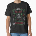 Merry Discmas Disc Golf Ugly Christmas Sweater Digital Art by TeeCreations