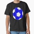 Blue Soccer Ball Drawing by RioCariocaClub