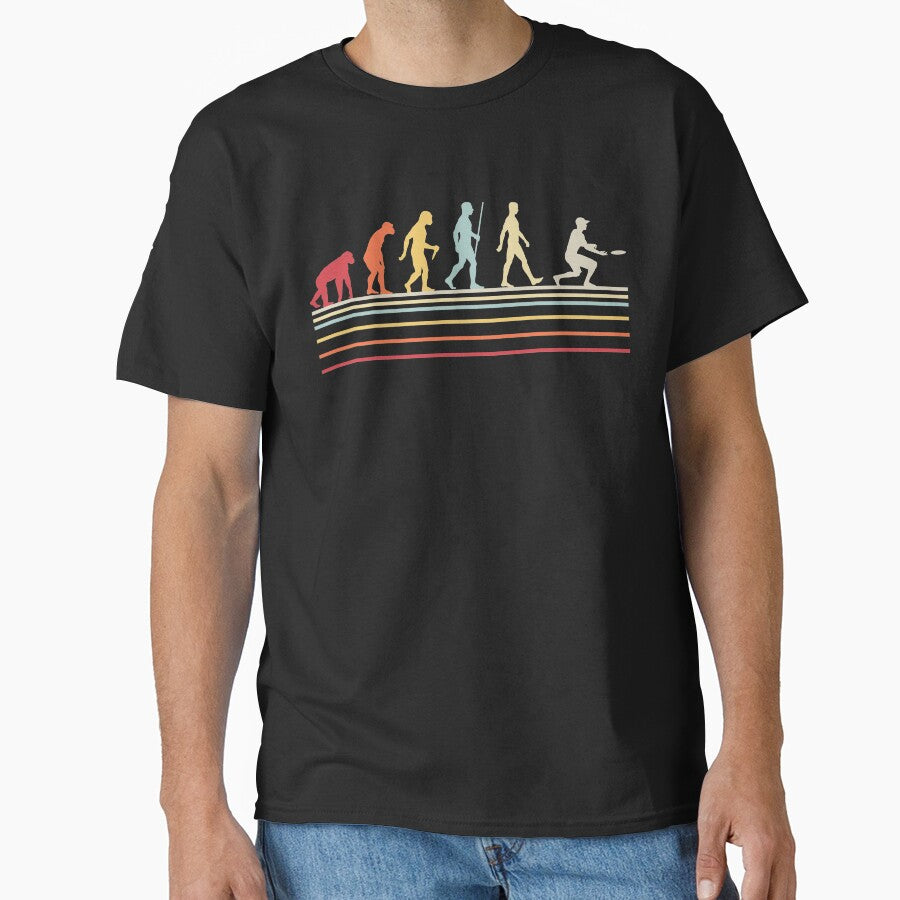 Ultimate Frisbee player Evolution - Retro Ultimate Frisbee by T-shirt For You