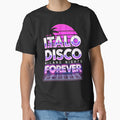 Italo Disco Forever Neon Retro 80s Synthwave Aesthetic by Graphroad