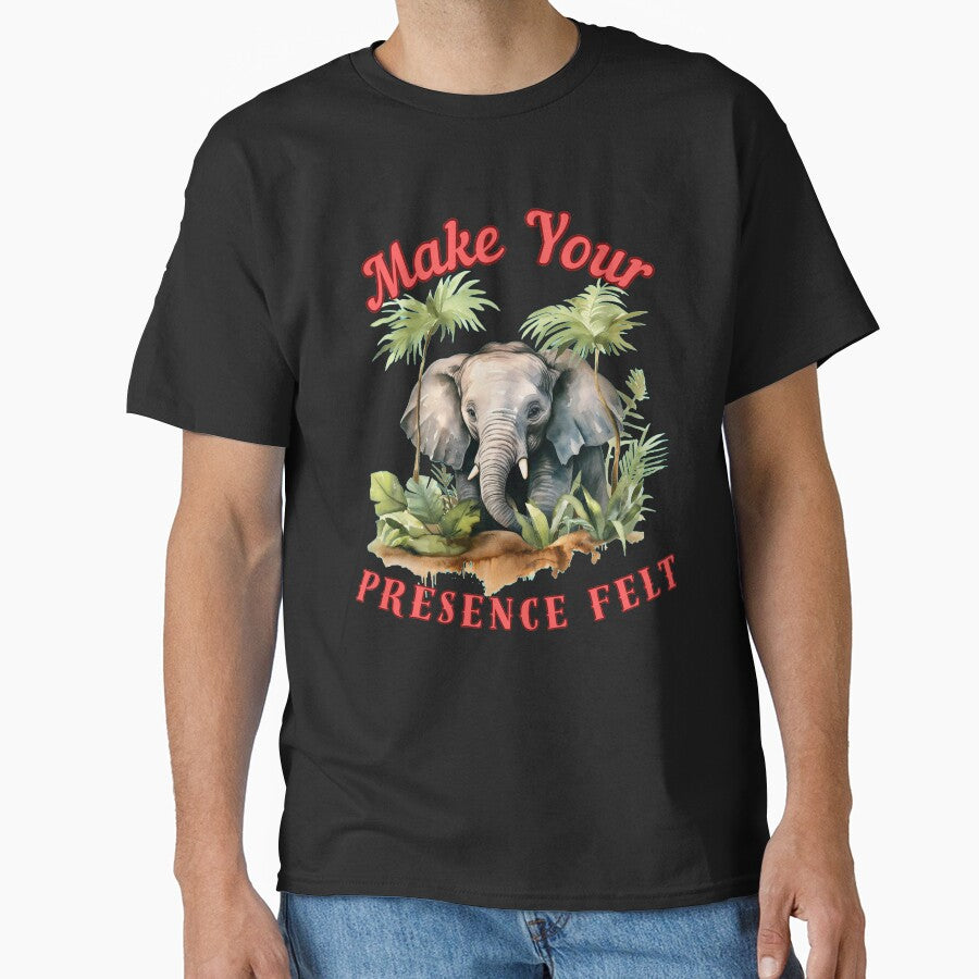 Make Your Presence Felt. happy elephant by ElephantVibes