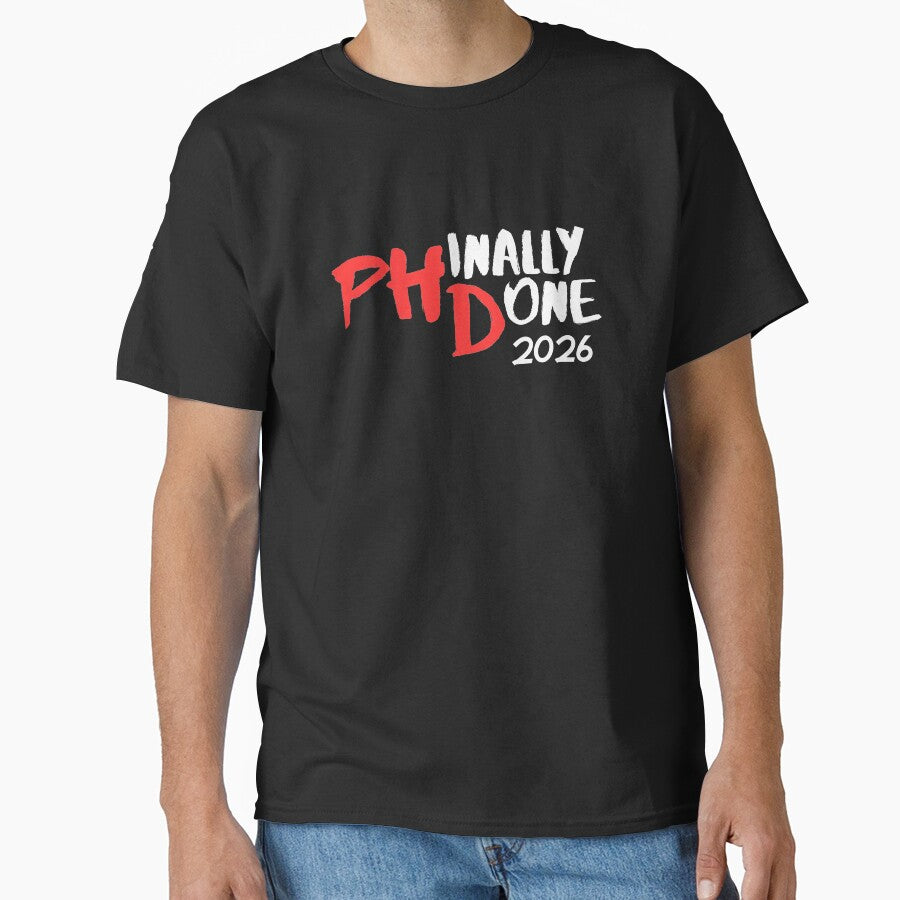 Funny PhD 2026 Graduation Funny Senior Gift Collection – Class of 2026 on Black by Artycom