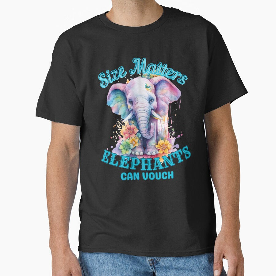 Size Matters: Elephants Can Vouch. funny elephant by ElephantVibes