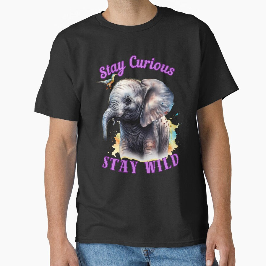 Stay Curious, Stay Wild. elephant face by ElephantVibes