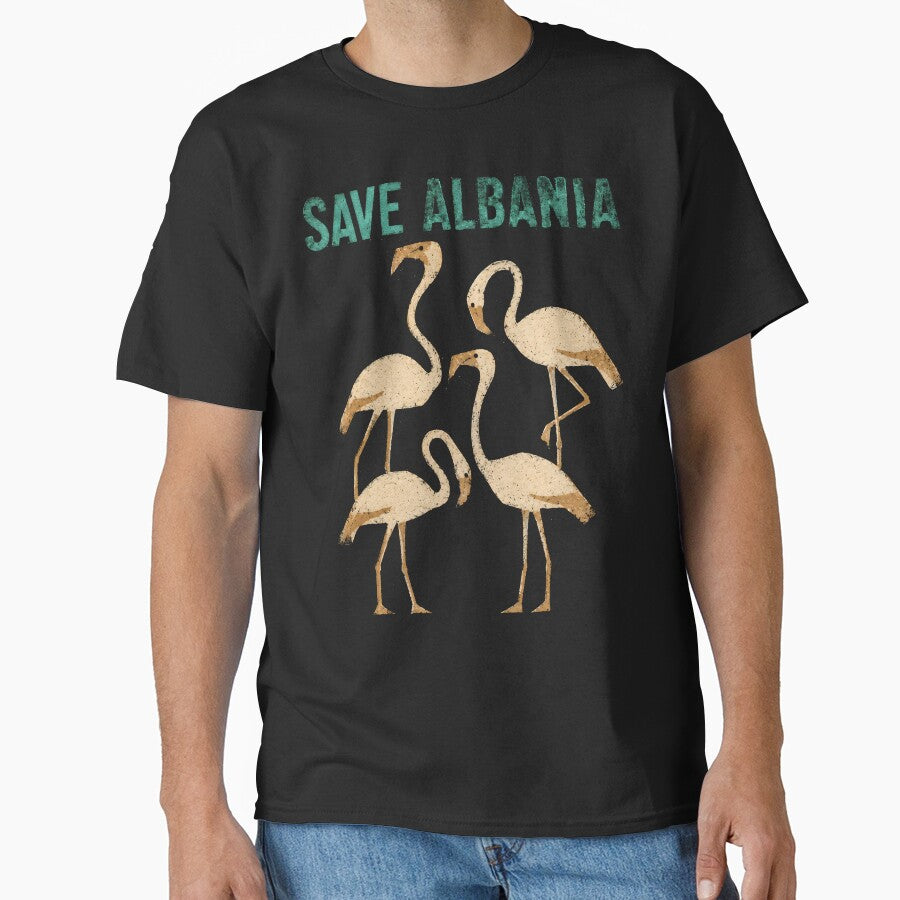Save Albania Flamingo Conservation Protest by Victor Shadehorn