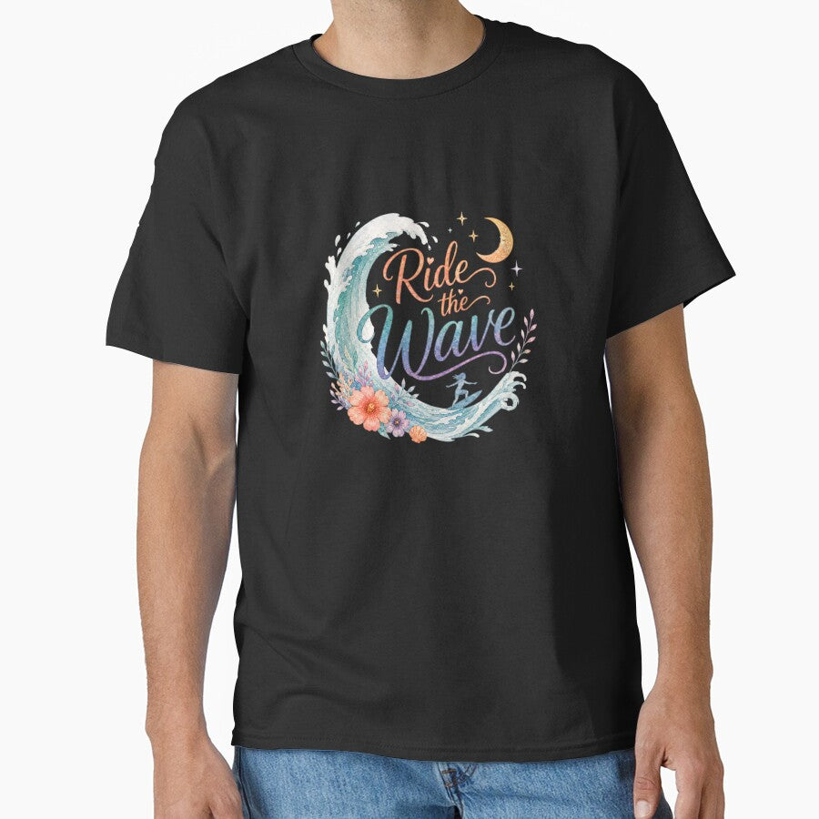 Ride The Wave DBT Mental Health Reminder Sticker by ArcanePrintsxo