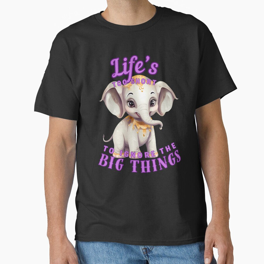 Life’s Too Short To Ignore The Big Things. elephant quote by ElephantVibes