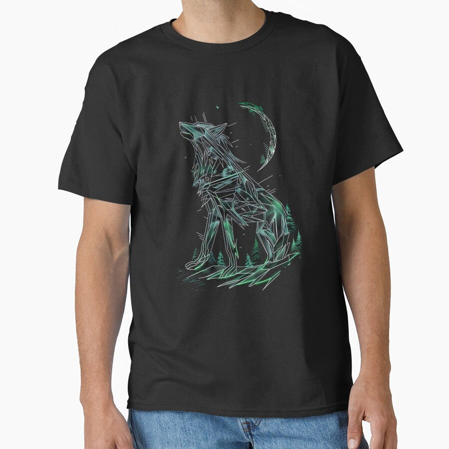 running with wolves by RetroWaveArtCo