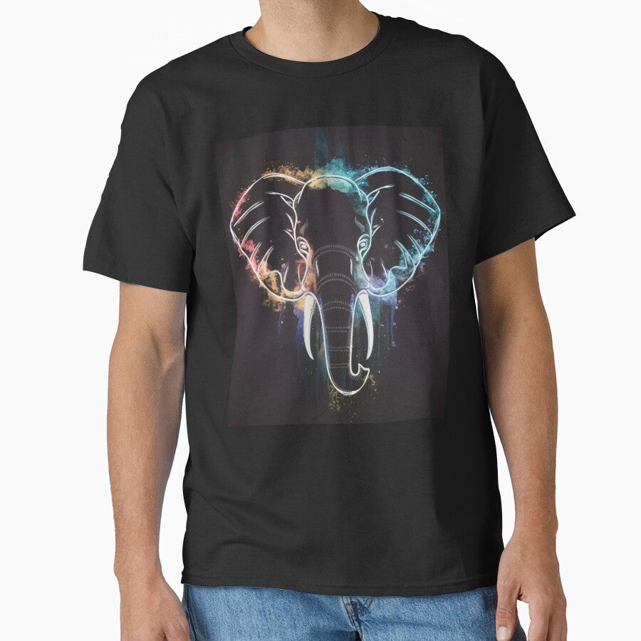Elephant Portrait. celestial elephant by ElephantVibes