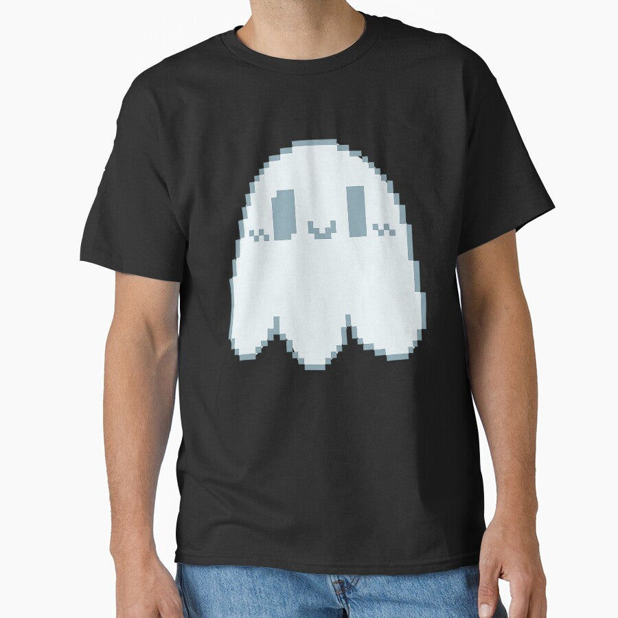 Pixel Ghost with Smile by PixelMarrero