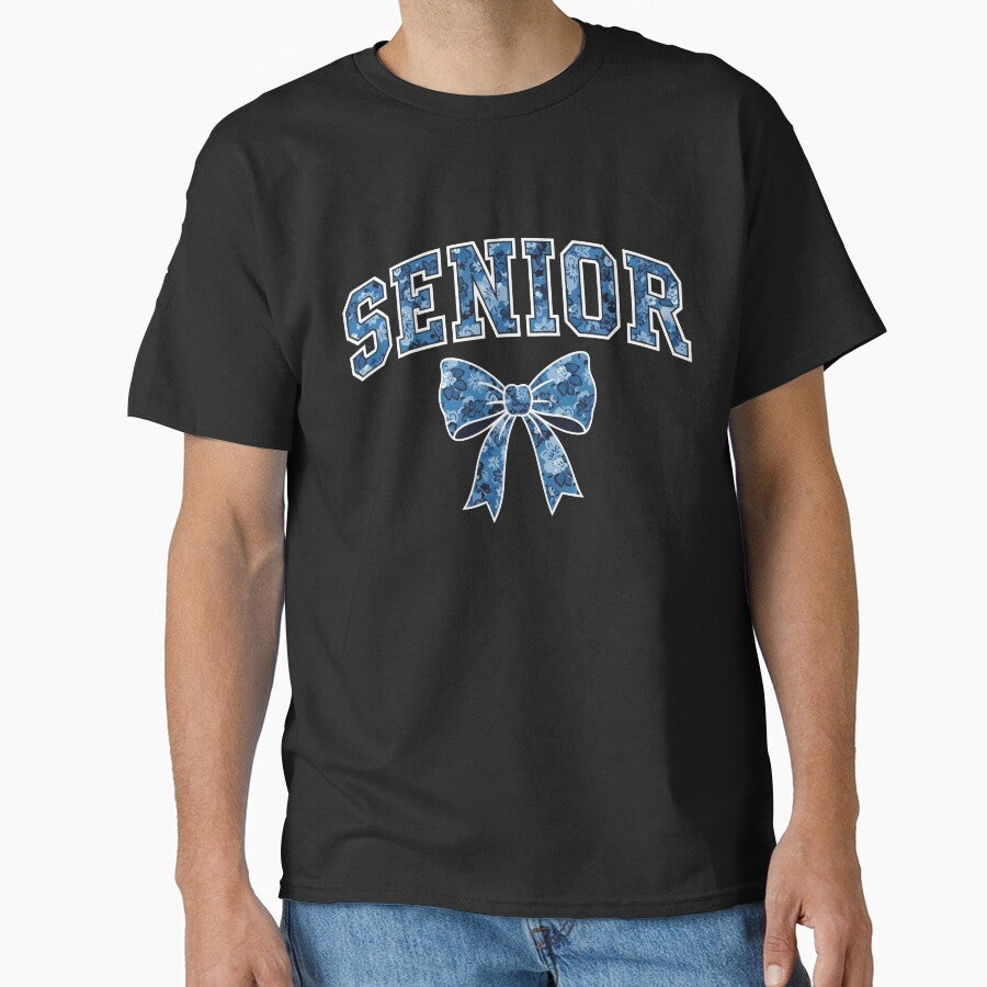 Senior Floral 2026 – Class of 2026 Blue Bow Graduation Design by viectory