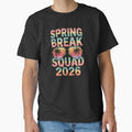 Spring Break Squad 2026, Retro Sunset Palm Trees Vacation Trip Matching Group by Zizo-DR44